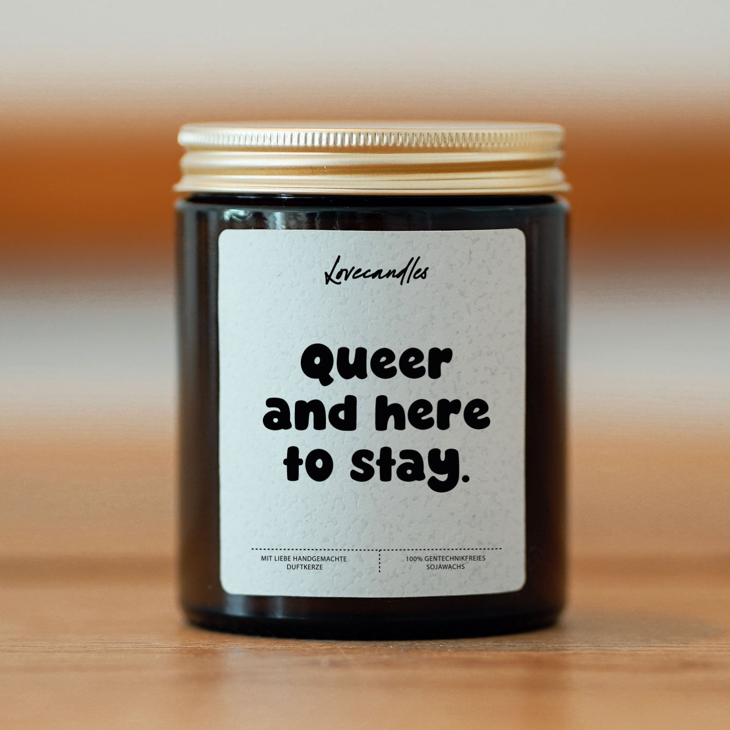 Duftkerze - Queer and here to stay.