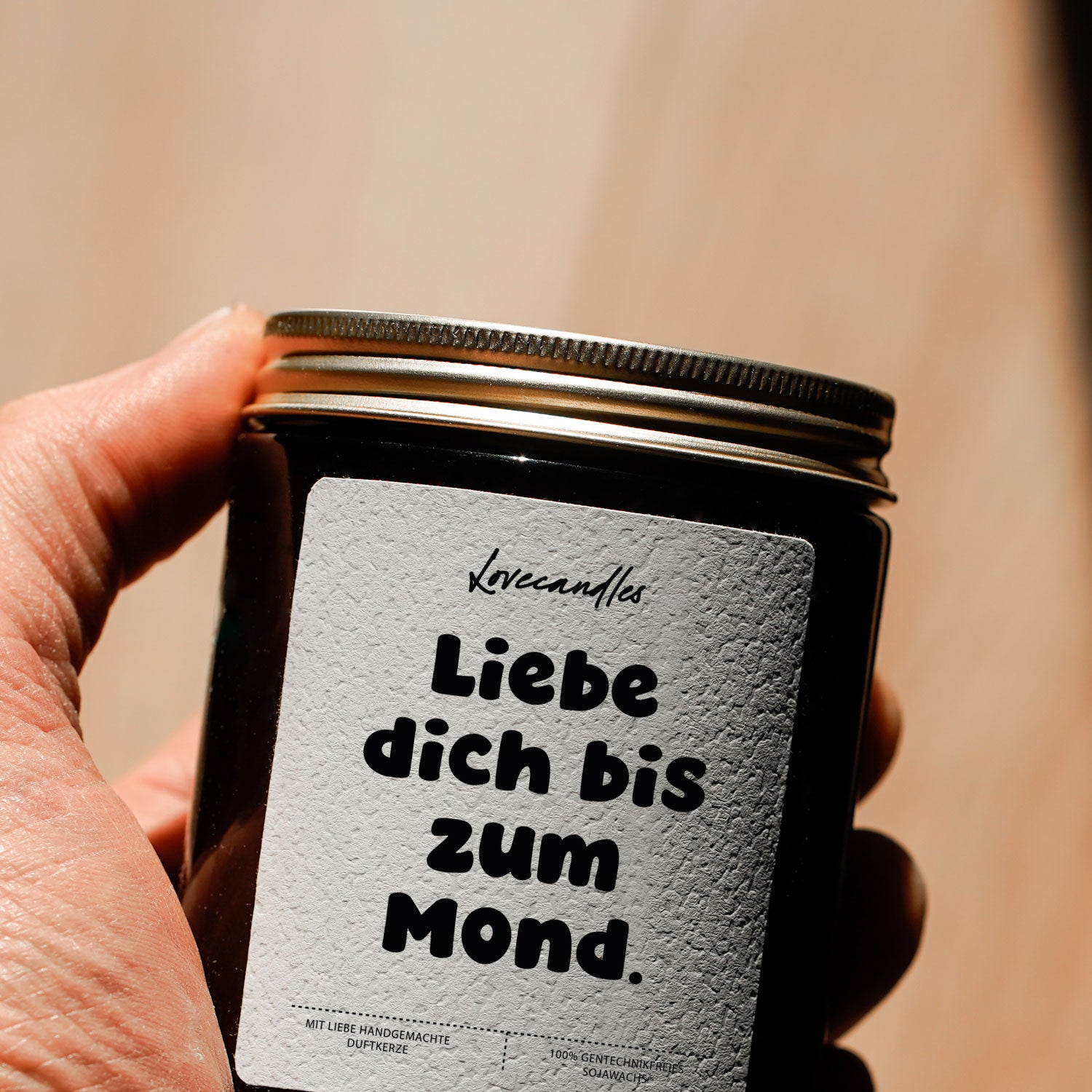 Duftkerze - Liebe Dich Bis Zum Mond.