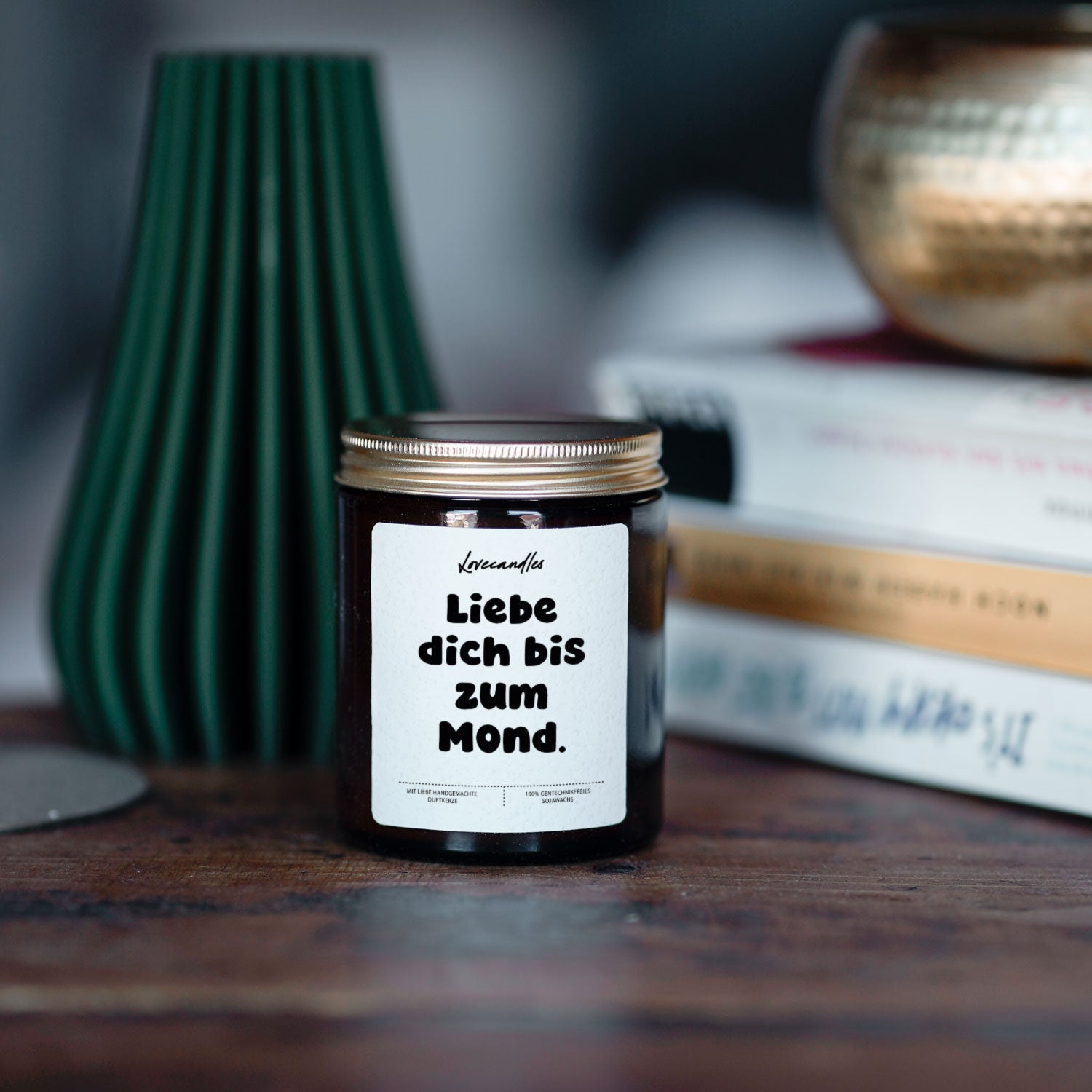 Duftkerze - Liebe Dich Bis Zum Mond.