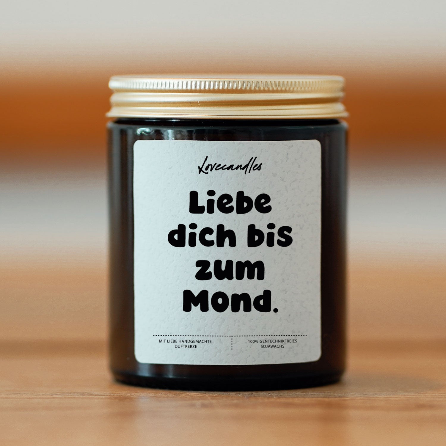 Duftkerze - Liebe Dich Bis Zum Mond.