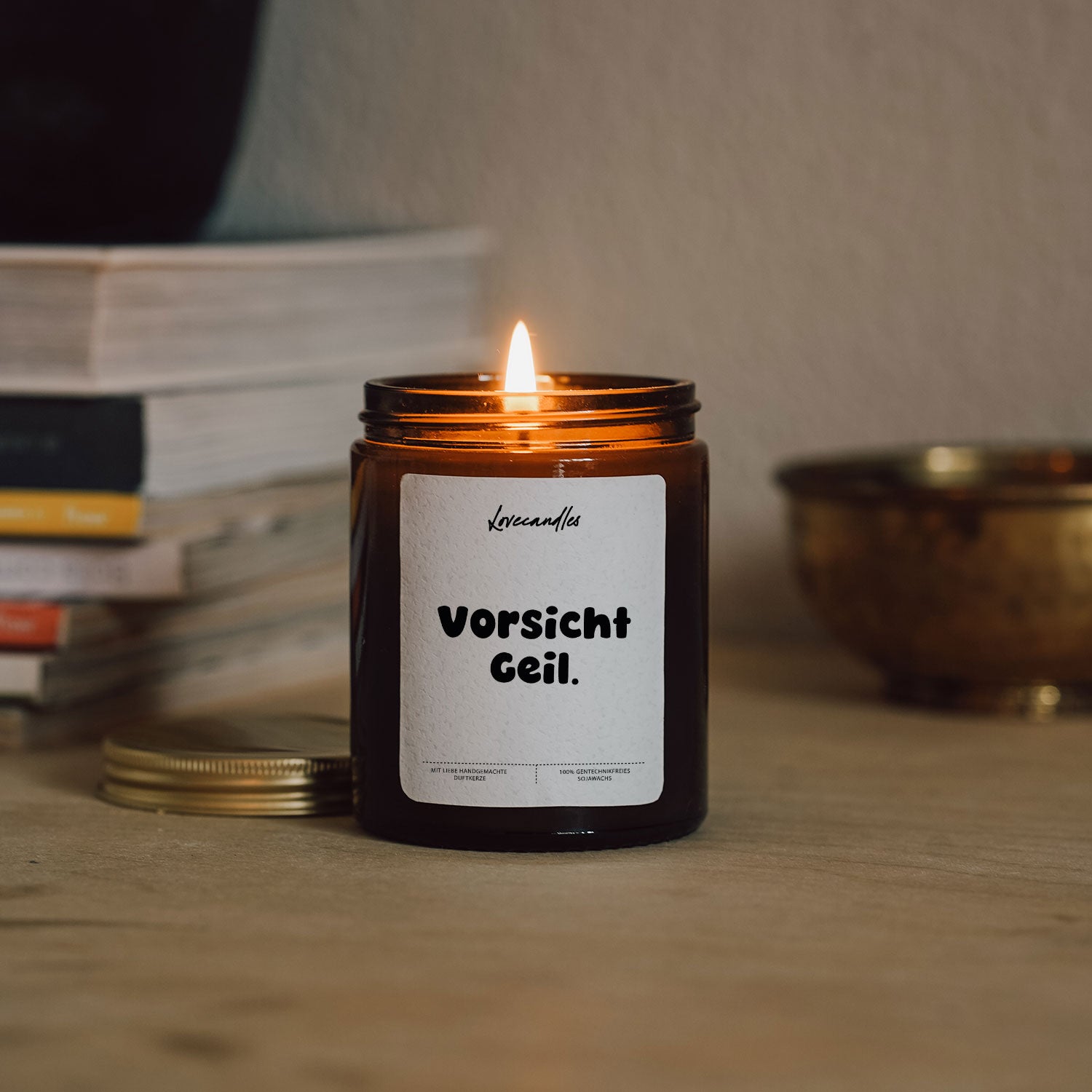 Duftkerze - Vorsicht Geil.