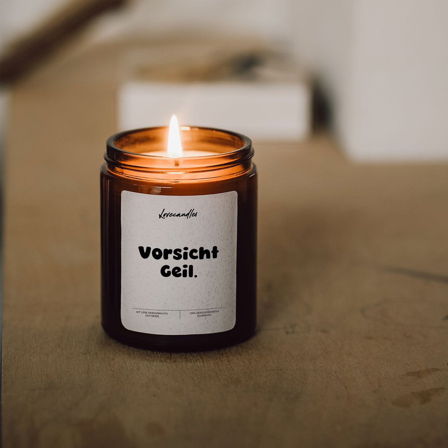 Duftkerze - Vorsicht Geil.