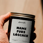 Duftkerze "Name Furz Löscher" #5