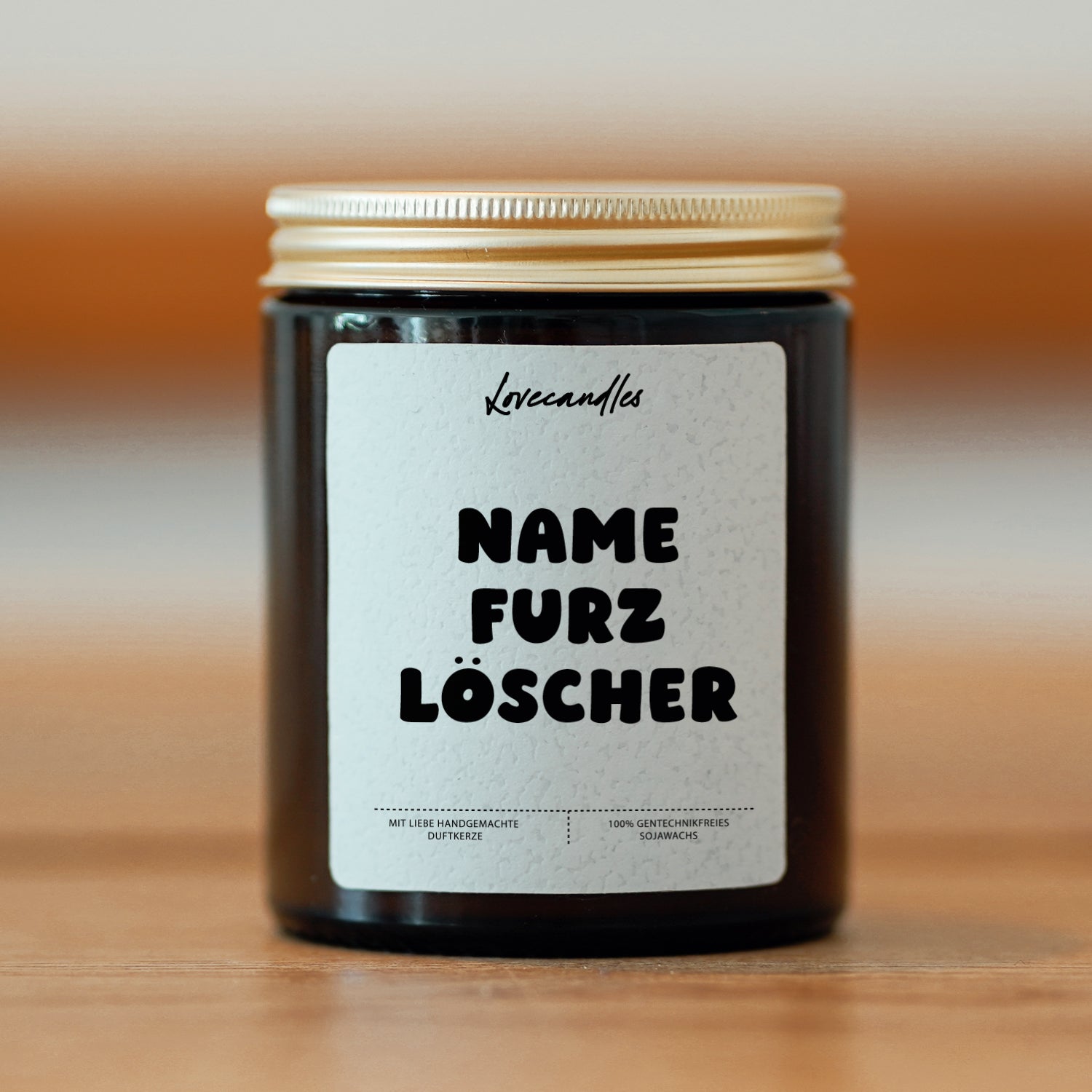 Duftkerze "Name Furz Löscher" #5