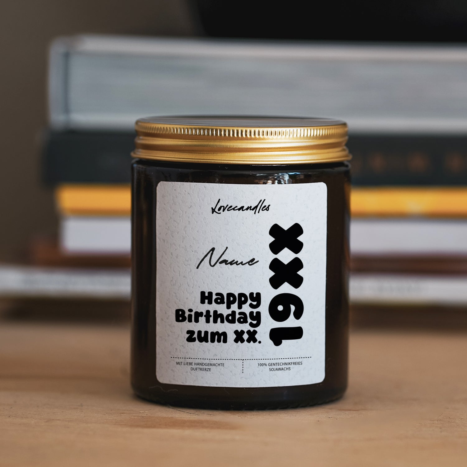 Duftkerze "Name Jahr Geburtstag" #7