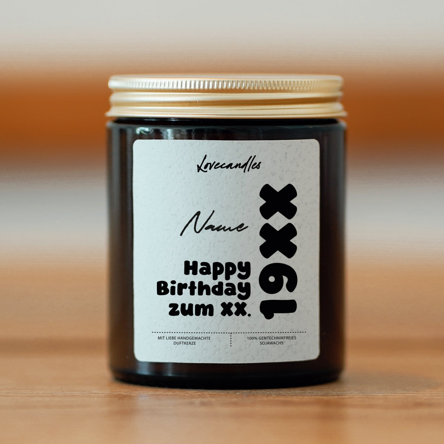 Duftkerze "Name Jahr Geburtstag" #7