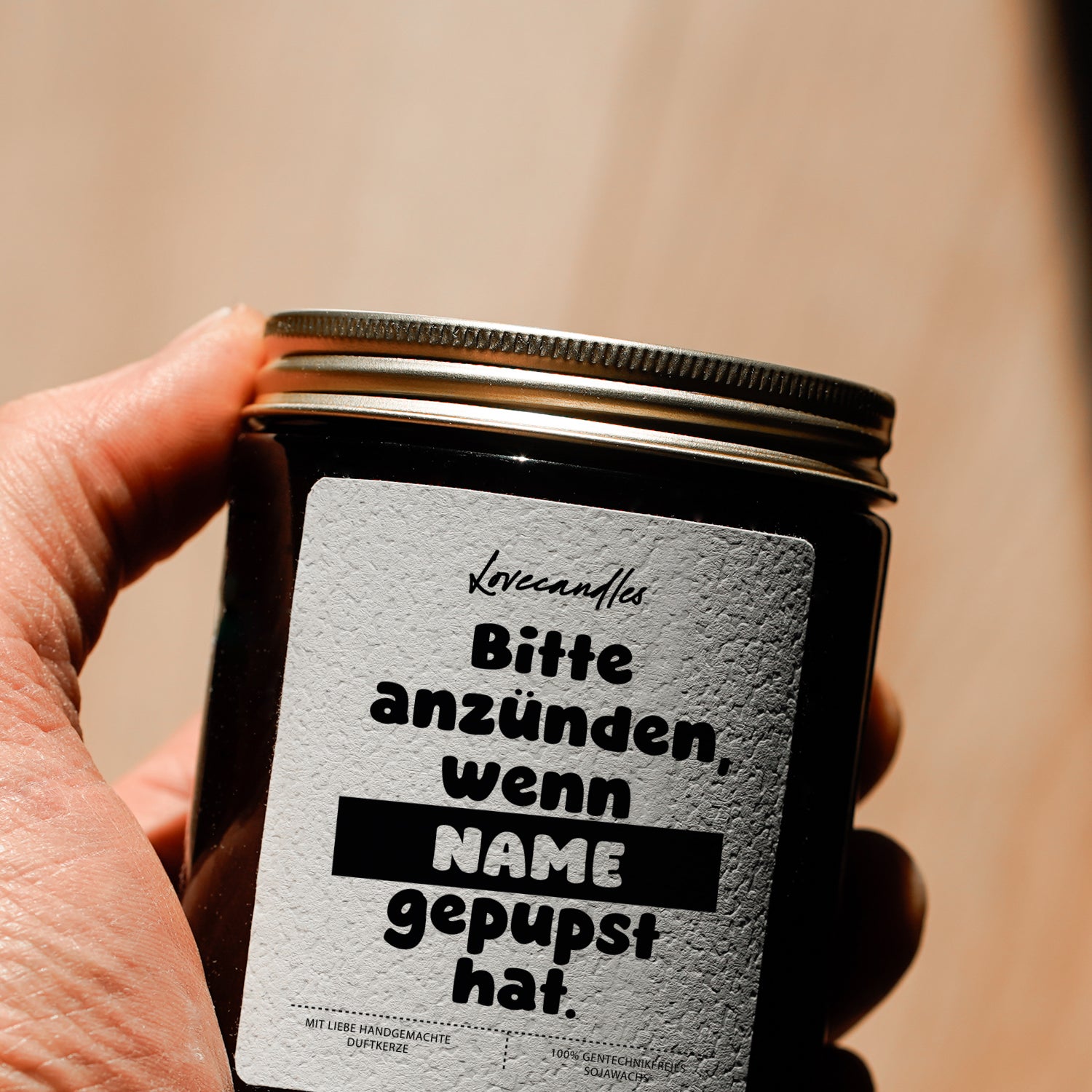 Duftkerze "Bitte anzünden, wenn ..." #4